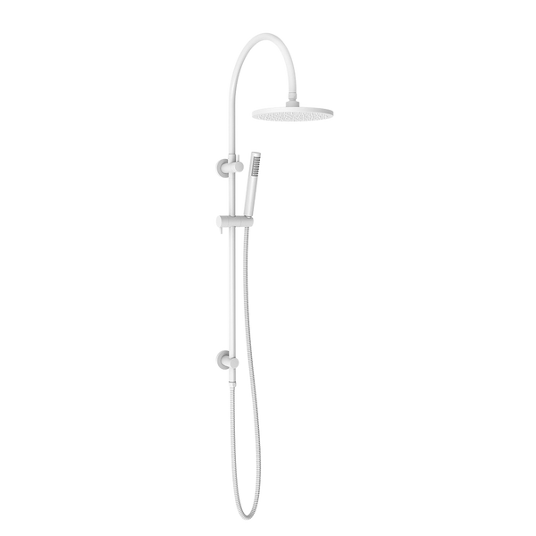 ADP Soul Slimline Gooseneck Shower Set Matte White