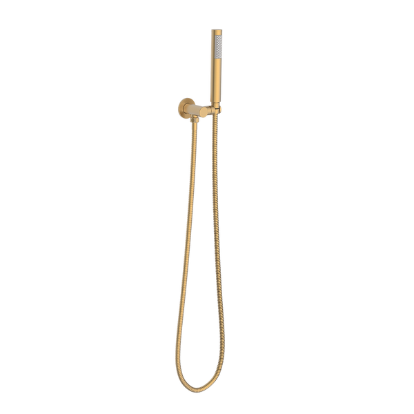 ADP Soul Slimline Hand Shower On Hook Brushed Brass