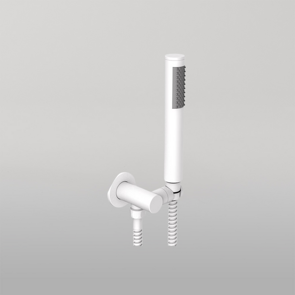 ADP Soul Slimline Hand Shower On Hook Matte White