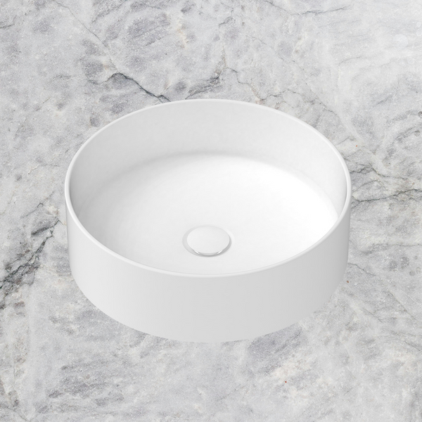 ADP Robbie Above Counter Basin Matte White