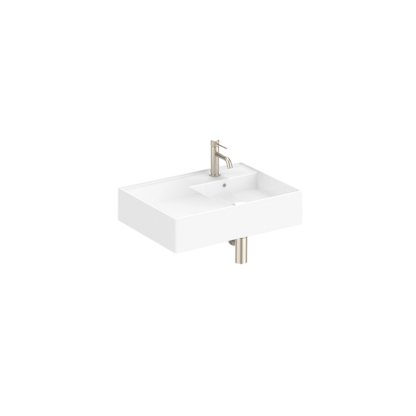 ADP Teorema Wall Basin 600mm Right with 1 Tap Hole