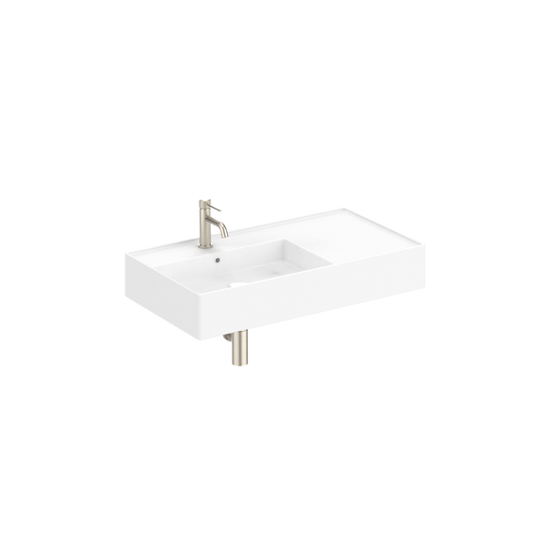 ADP Teorema Wall Basin 800 Left with 1 Tap Hole