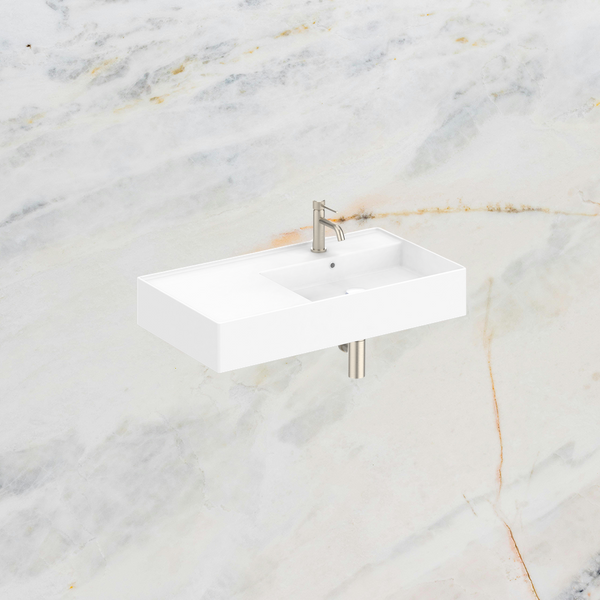 ADP Teorema Wall Basin 800 Right with 1 Tap Hole