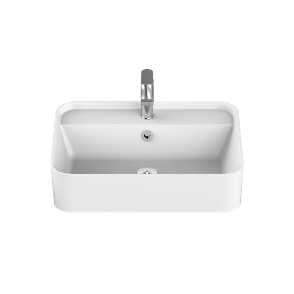 ADP Miya Semi Recessed 550 Basin Gloss White