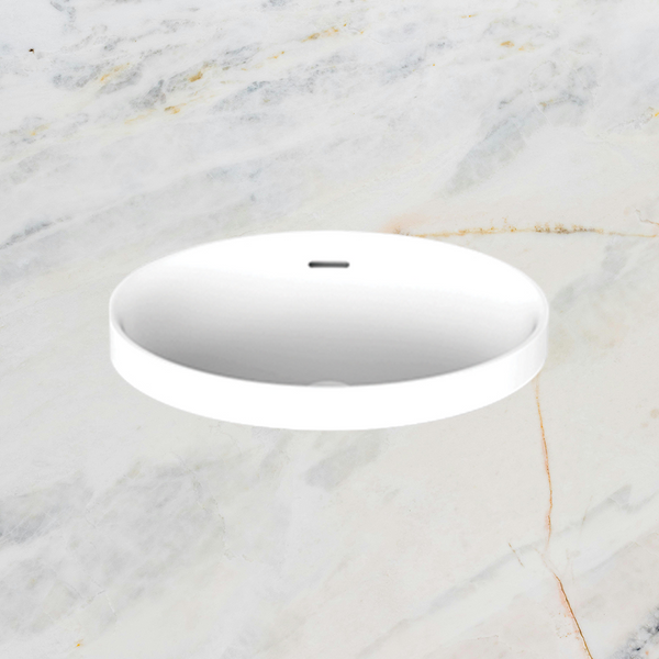 ADP Ozera Semi Inset Basin Gloss White