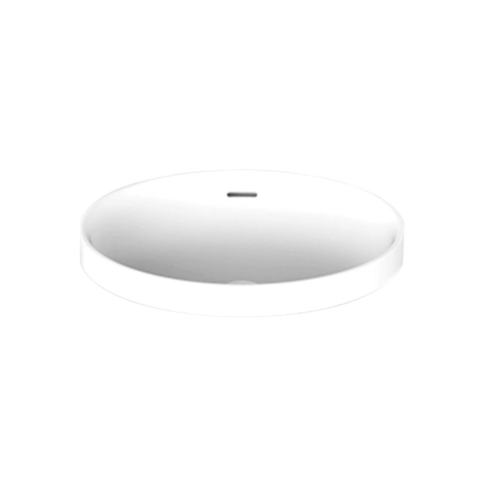Adp Semi Inset ADP Ozera Semi Inset Basin Matte White – Buildmat
