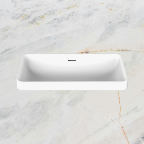 ADP Zeya Semi Inset Basin Gloss White