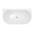 Decina Alegra 1500mm Back to Wall Freestanding Bath Gloss White