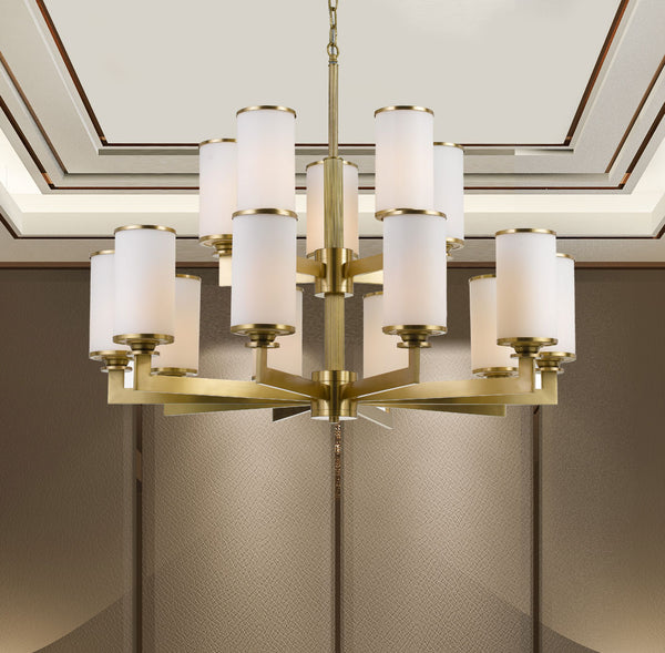 Telbix Ahern 15 Lights Pendant Solid Brass