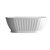 Otti Attica Kensington 1500mm Freestanding Bath Matte White