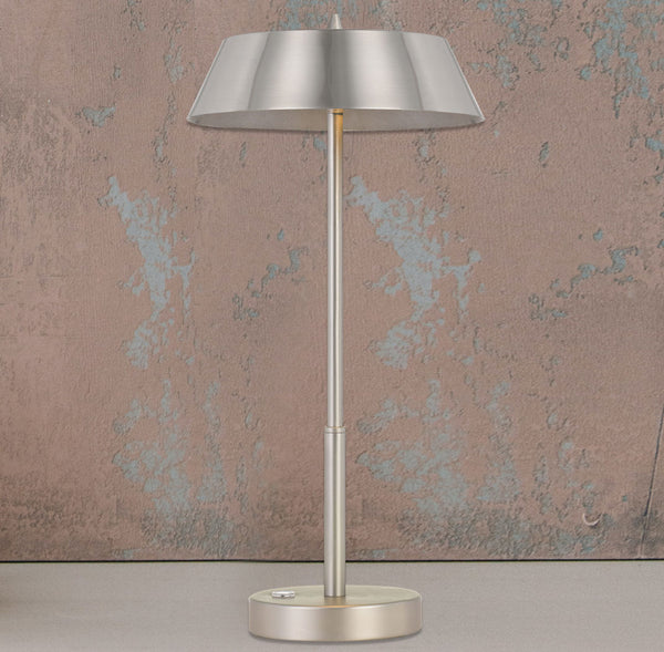Telbix Allure 7W Led Table Lamp Nickel Silver