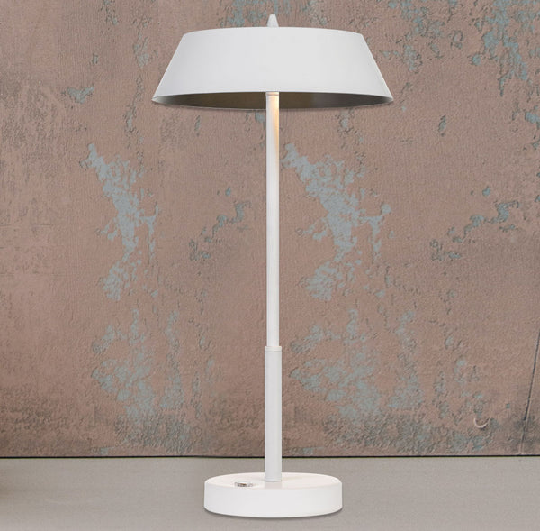 Telbix Allure 7W Led Table Lamp White Silver