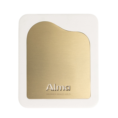 Alma Tapware Colour Sample Brushed Brass Gold