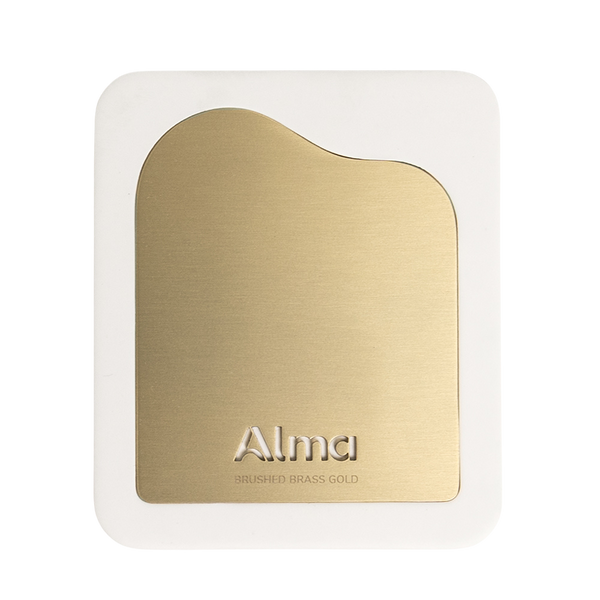 Alma Tapware Colour Sample Brushed Brass Gold