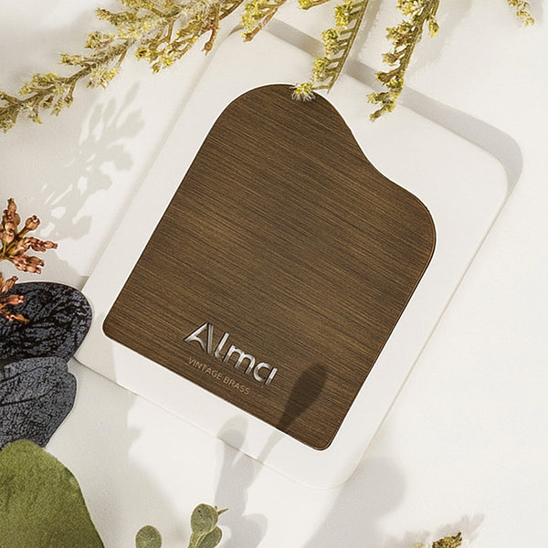 Alma Tapware Colour Sample Brushed Vintage Antique Brass