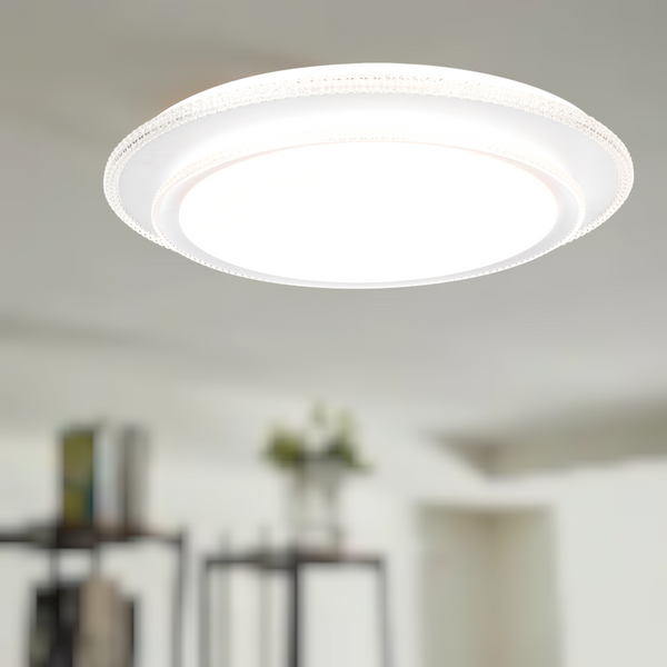 Telbix Altez 50 48W Led Oyster 3CCT Dim White