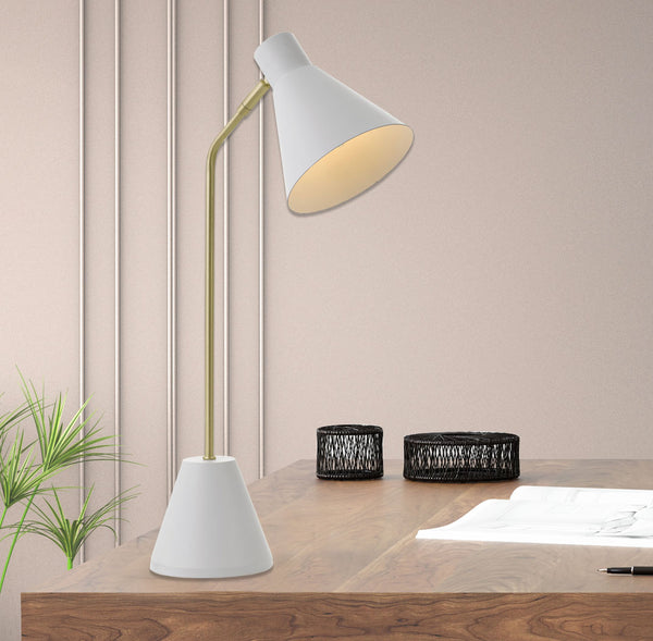 Telbix Ambia Table Lamp With USB White