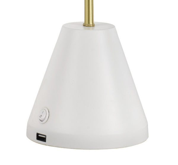 Telbix Ambia Table Lamp With USB White