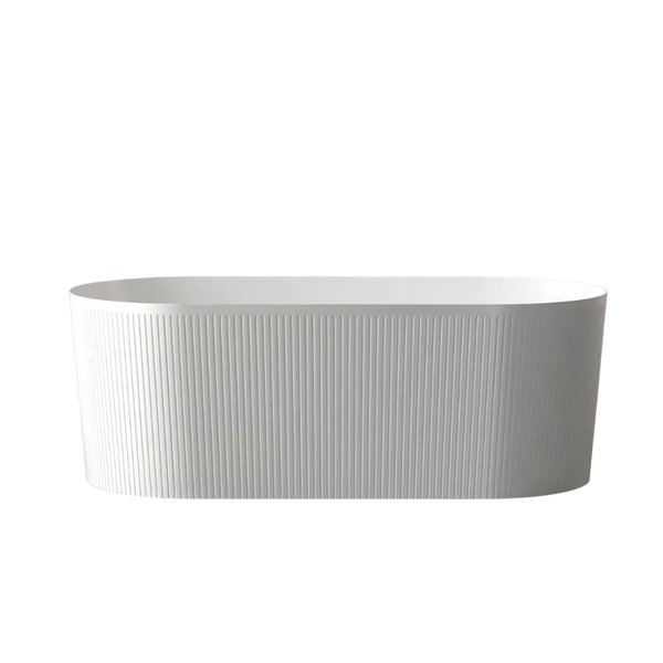Otti Attica Noosa 1700mm Freestanding Bath Gloss White