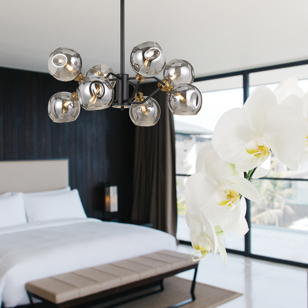 Telbix Annabel 8 Lights Black