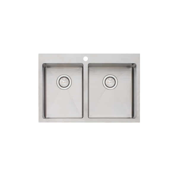 Oliveri Apollo 1 And 3/4 Bowl Sink Stainless Steel