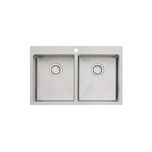 Oliveri Apollo Double Bowl Sink Stainless Steel
