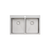Oliveri Apollo Double Bowl Sink Stainless Steel