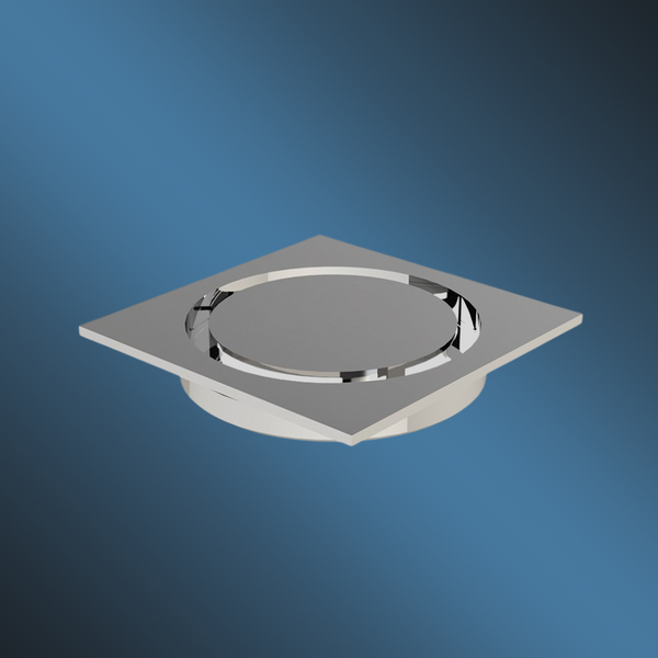 Arcisan 115mm Floor Waste 100mm Outlet Brushed Nickel