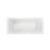 Decina Aria Inset Bath with Tile Bead Gloss White 1675mm