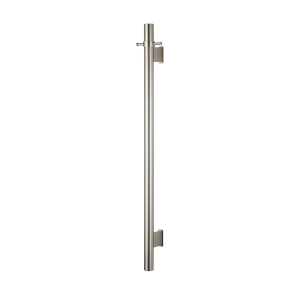 Arcisan Vertical Heated Towel Bar Brushed Nickel