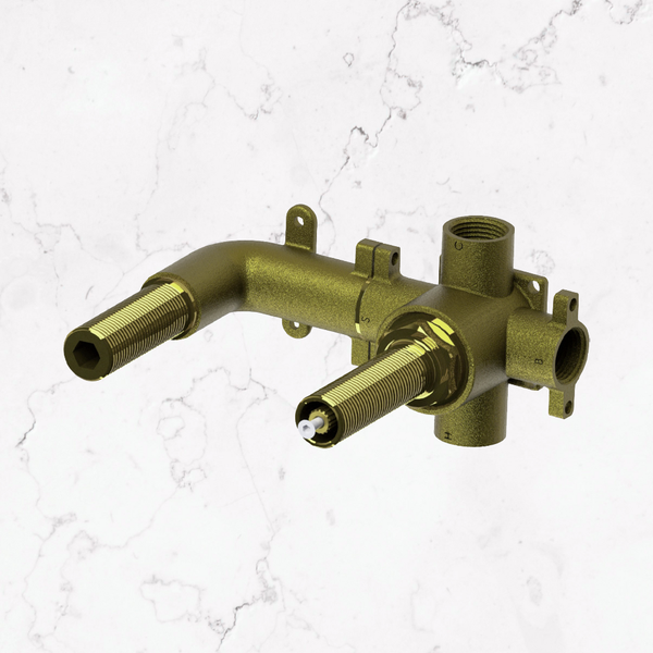 Arcisan In-wall Body for Progressive Mixer with Outlet to Side