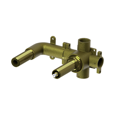 Arcisan In-wall Body for Progressive Mixer with Outlet to Side