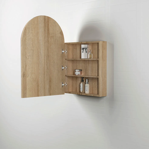 Otti Australia Archie 900x600 Natural Oak Shaving Cabinet