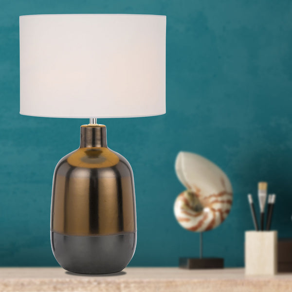 Telbix Arthur Ceramic Table Lamp Bronze