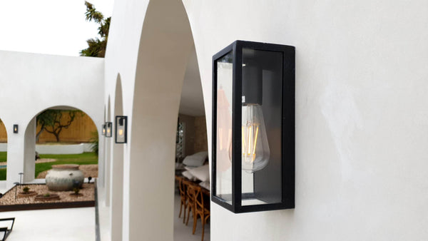 Telbix Arzano 25 Solid Brass Wall Light Black