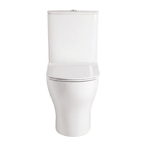 American Standard Cygnet Hygiene Rim Square Close Coupled Back to Wall Toilet Suite (Bottom Inlet) White