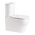 American Standard Cygnet Hygiene Rim Round Close Coupled Back to Wall Toilet Suite (Bottom Inlet) White