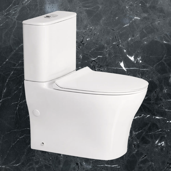 American Standard Signature Hygiene Rim Close Coupled Back to Wall (Bottom Inlet) with CrystaSleek Seat