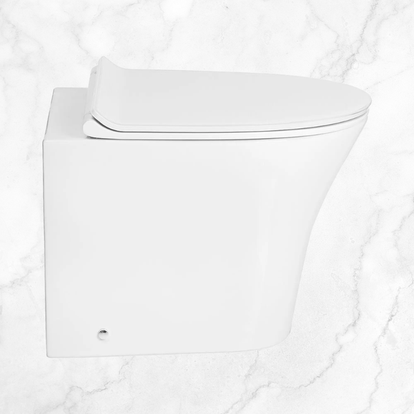 American Standard Signature Hygiene Rim Back to Wall with CrystaSleek Seat White