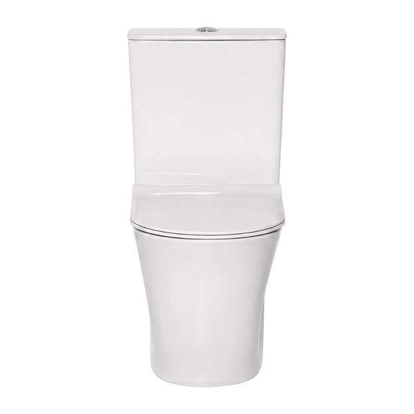 American Standard Heron Hygiene Rim Close Coupled Back to Wall Toilet Suite (Bottom Inlet) White