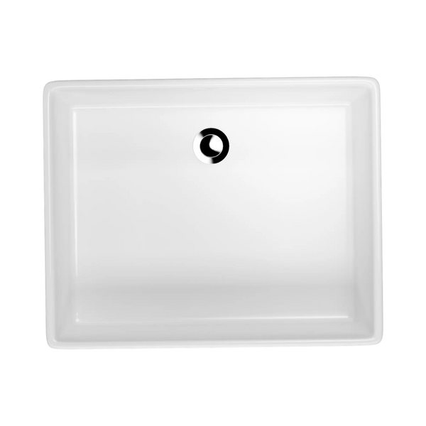 American Standard Heron Square Vessel Basin No Taphole White