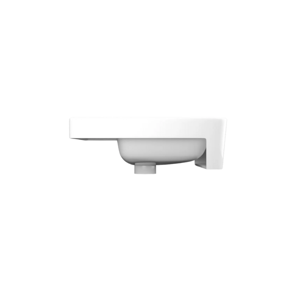 American Standard Heron Square 500 Semi Recessed Basin 1 Taphole With Overflow White