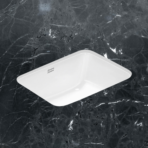 American Standard Loven 440 Under Counter Basin No Tap Hole With Overflow White