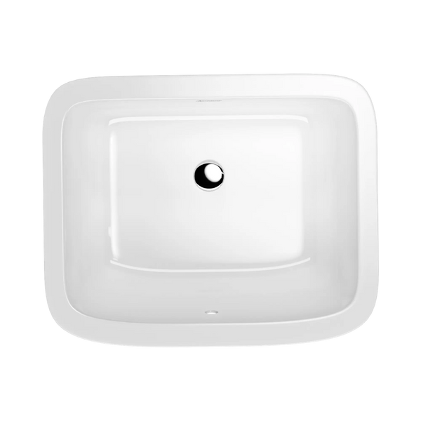 American Standard Loven 440 Under Counter Basin No Tap Hole With Overflow White