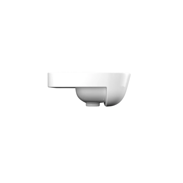 American Standard Loven 510 Semi-Recessed Basin 1 Tap Hole With Overflow White
