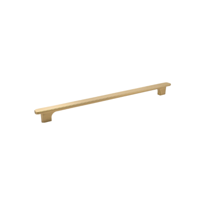 Momo Aspen Solid Brass Entrance Pull Handle Brushed Satin Brass
