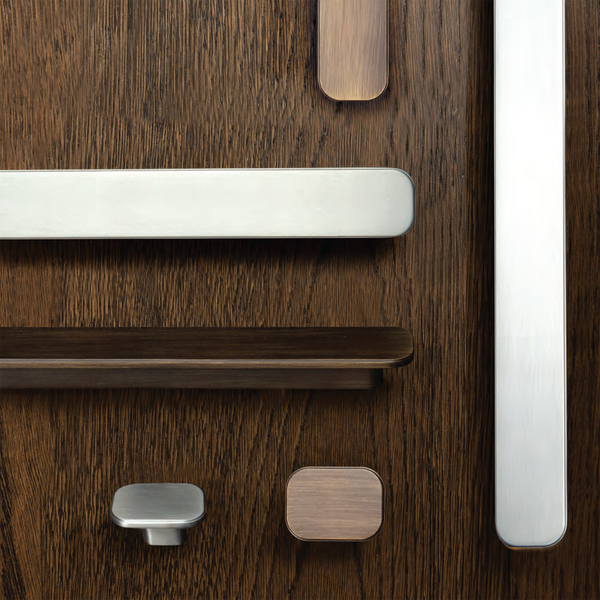 Momo Handles Momo Aspen Solid Brass Pull Handle 160mm Dull Brushed Nickel