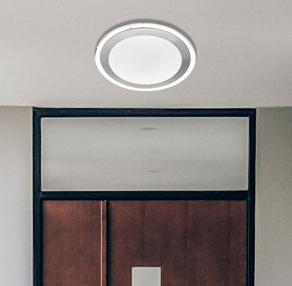 Telbix Astrid 33 18W Led Oyster Nondim Chrome