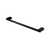 Oliveri Athens Single Towel Rail 600mm Matte Black
