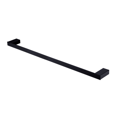 Oliveri Athens Single Towel Rail 800mm Matte Black